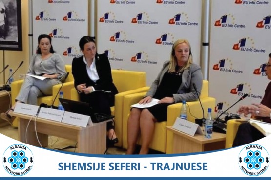 Trajnime për barazine gjinore , Trajnime për dhunën në familje , Trajnime për parandalimin e trafikimit për të miturit.