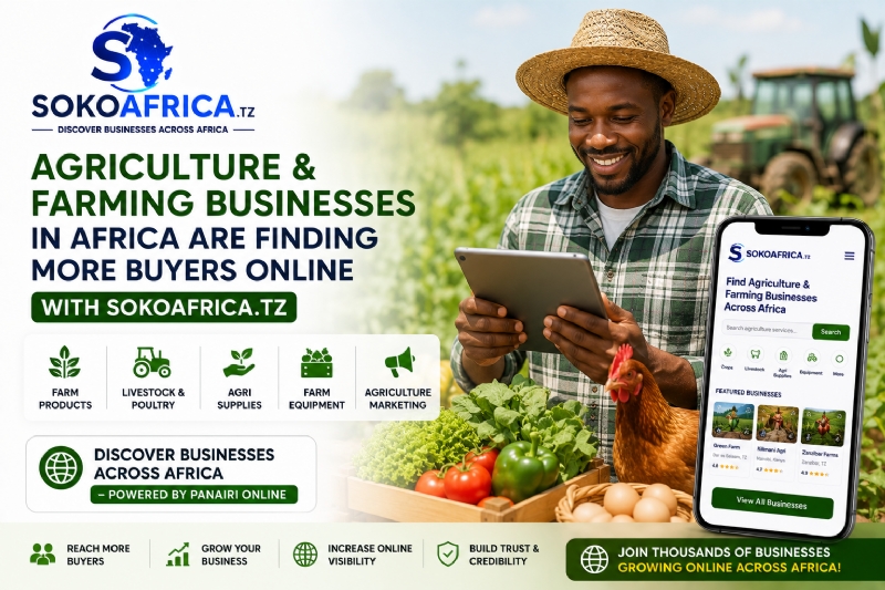 Agriculture and Farming Businesses in Africa Are Finding More Buyers Online, Discover Businesses Across Africa – Powered by Panairi Online